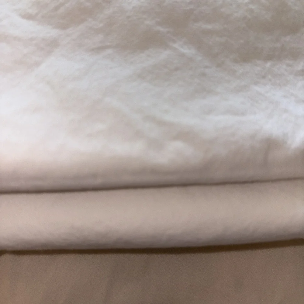 Vintage Wedgwood England 2 Pillow cases Standard‎ Cream Cotton